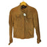 バナナリパブリック BANANA REPUBLIC lamb leather 比翼ジップ シープレザー シングルライダースジャケット レディース import:S