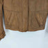バナナリパブリック BANANA REPUBLIC lamb leather 比翼ジップ シープレザー シングルライダースジャケット レディース import:S