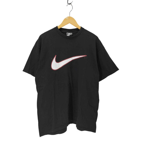 ナイキ NIKE USA製 フロントロゴプリント クルーネックTシャツ メンズ import:L