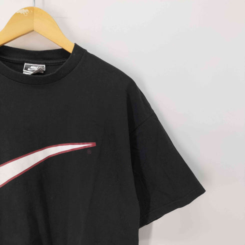 ナイキ NIKE USA製 フロントロゴプリント クルーネックTシャツ メンズ import:L