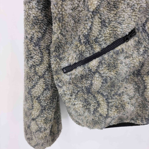 ステューシー Stussy Snake Jacquard Sherpa Reversible Jacket メンズ JPN:L L