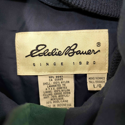 エディーバウアー Eddie Bauer 90s 白タグ GORE-TEX ゴアテックス ダウンジャケット メンズ import:L