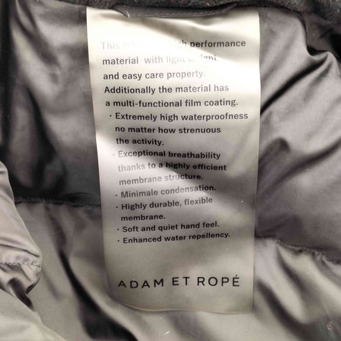 アダムエロペ Adam et Rope SHORT DOWN JACKET 700 FILL POWER メンズ JPN:XL