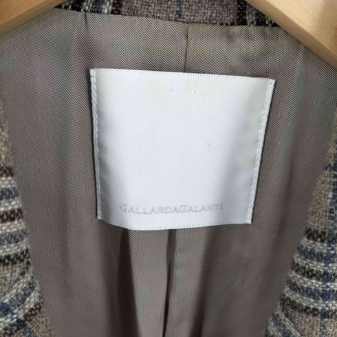 ガリャルダガランテ GALLARDAGALANTE チェックピークドジャケット レディース FREE