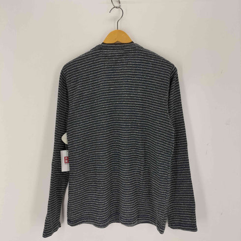 カーニーハウス KEARNEY HOUSE ヘンリーネック ボーダーカットソー メンズ import:L