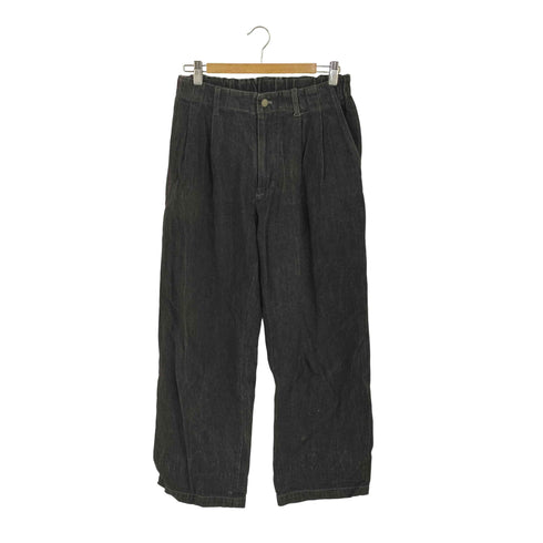 ウィムバイリドム WYM LIDNM 12oz ブラックデニム イージーパンツ メンズ JPN:M