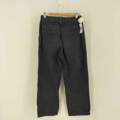 ウィムバイリドム WYM LIDNM 12oz ブラックデニム イージーパンツ メンズ JPN:M