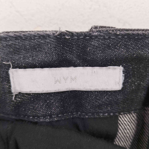 ウィムバイリドム WYM LIDNM 12oz ブラックデニム イージーパンツ メンズ JPN:M