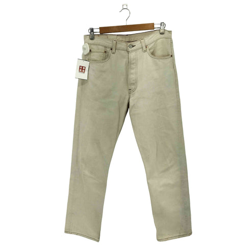 リーバイス Levis 90s USA製 501 ボタン裏523 ホワイト ストレートデニムパンツ メンズ W33 L30