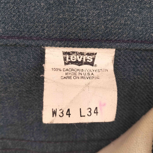 リーバイス Levis 90S USA製 517 スタープレスト ポリエステル パンツ メンズ W34 L34