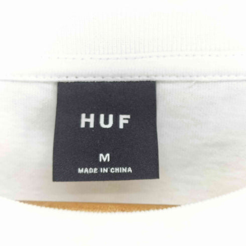 ハフ HUF 縦ロゴ刺繍クルーネックTシャツ メンズ JPN:M