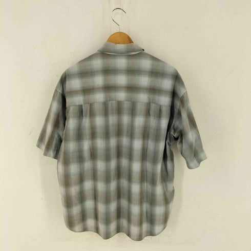 ウィムバイリドム WYM LIDNM OMBRE CHECK FLUFFY H/S SHIRT メンズ JPN:M