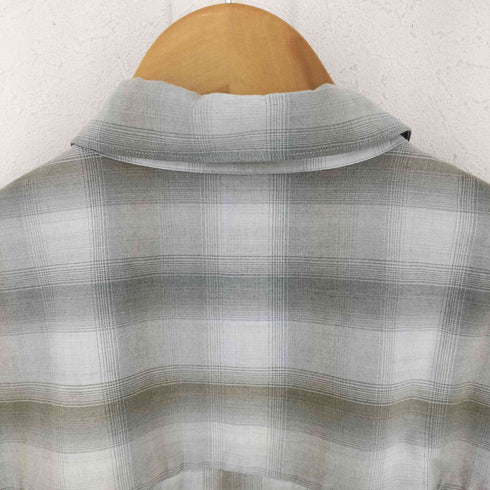 ウィムバイリドム WYM LIDNM OMBRE CHECK FLUFFY H/S SHIRT メンズ JPN:M