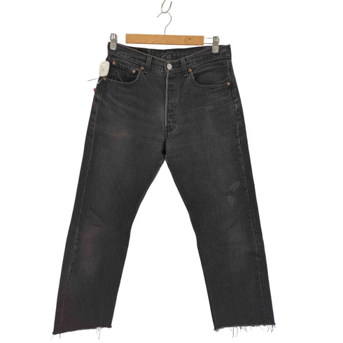 リーバイス Levis 90s カナダ製 501 ストレートデニムパンツ ボタン裏217刻印 メンズ W32L34
