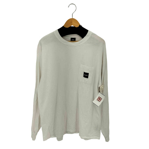 ハフ HUF ボックスロゴ クルーネック ロングスリーブ Tシャツ メンズ XL