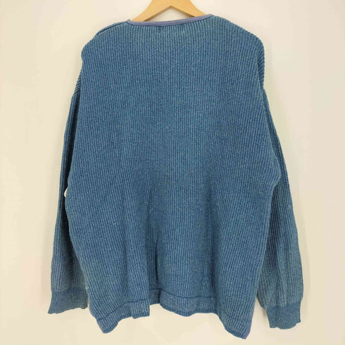 NORTHERN SPIRIT 00s ヘンリーネック コットン リブニット メンズ import:XL