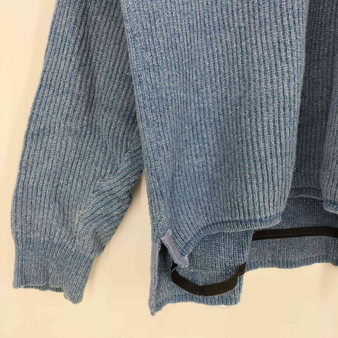 NORTHERN SPIRIT 00s ヘンリーネック コットン リブニット メンズ import:XL
