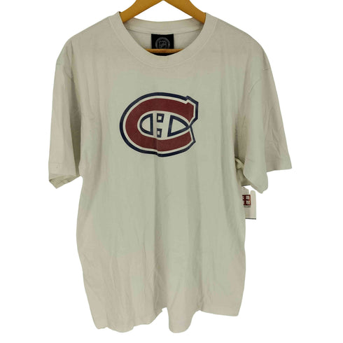 NHL アイスホッケー チームロゴ プリント S/S クルーネック Tシャツ メンズ L/G