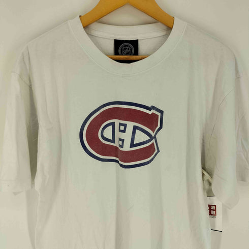 NHL アイスホッケー チームロゴ プリント S/S クルーネック Tシャツ メンズ L/G