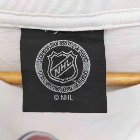 NHL アイスホッケー チームロゴ プリント S/S クルーネック Tシャツ メンズ L/G