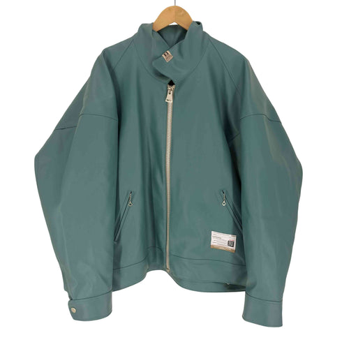 メゾンミハラヤスヒロ Maison MIHARA YASUHIRO 22aw SELF CULTURE ヴィーガンレザージャケット メンズ JPN:46