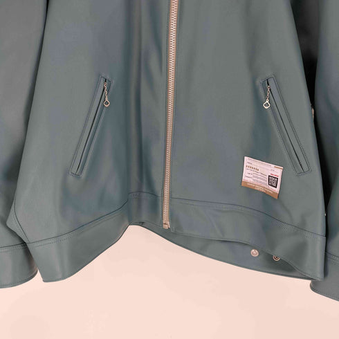 メゾンミハラヤスヒロ Maison MIHARA YASUHIRO 22aw SELF CULTURE ヴィーガンレザージャケット メンズ JPN:46