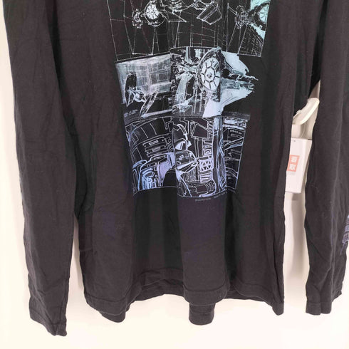 スペースオペラ グラフィック プリント L/S クルーネック Tシャツ メンズ import:XL