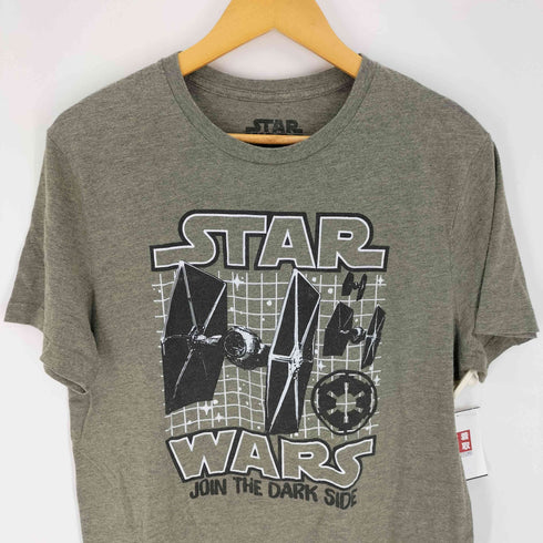 スペースオペラ 戦闘機 グラフィック プリント S/S クルーネック Tシャツ メンズ import:L