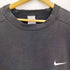 ナイキ NIKE 00s 白タグ スウッシュ刺繍 コットンポリ クルーネックスウェット メンズ import:XL