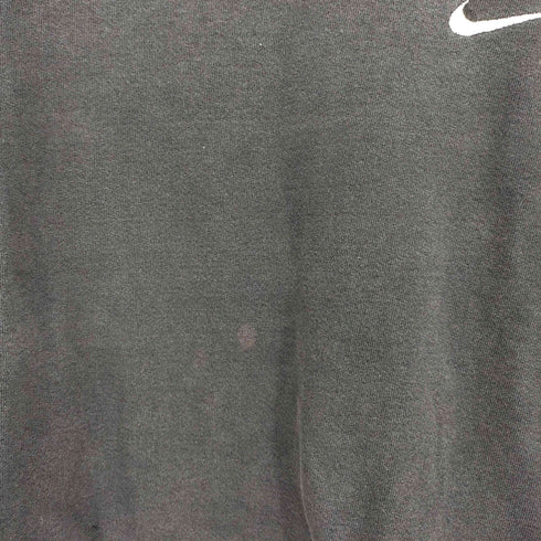 ナイキ NIKE 00s 白タグ スウッシュ刺繍 コットンポリ クルーネックスウェット メンズ import:XL