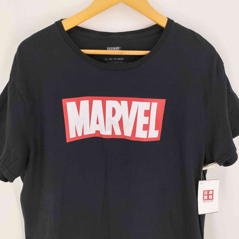 マーベル MARVEL 00S ロゴプリント ショートスリーブ クルーネックTシャツ メンズ import:XL