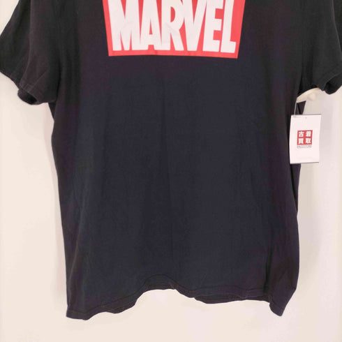 マーベル MARVEL 00S ロゴプリント ショートスリーブ クルーネックTシャツ メンズ import:XL