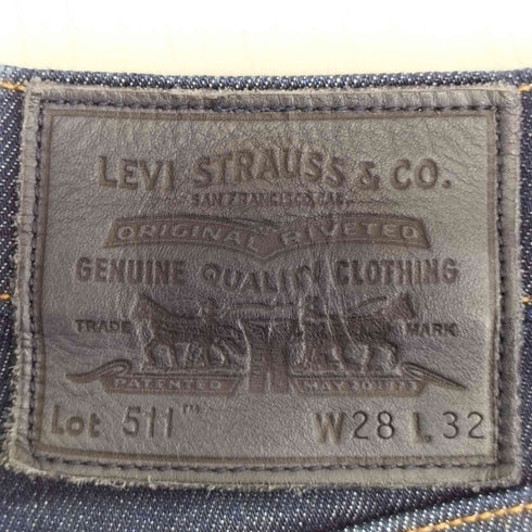 リーバイス Levis 511 SLIM インディゴ デニムパンツ メンズ W28 L32