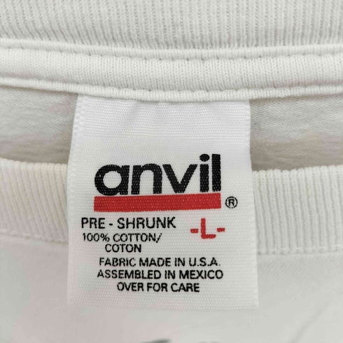 アンビル Anvil 00S USA製 両面プリント S/S クルーネック Tシャツ メンズ import:L