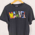 マーベル MARVEL アメリカンコミック アメコミ キャラクター ヒーロー 集合 グラフィックプリント クルーネック S/S Tシャツ メンズ import:XL