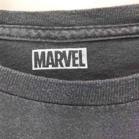 マーベル MARVEL アメリカンコミック アメコミ キャラクター ヒーロー 集合 グラフィックプリント クルーネック S/S Tシャツ メンズ import:XL