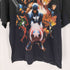 マーベル MARVEL アメリカンコミック アメコミ キャラクター ヒーロー 集合 グラフィックプリント クルーネック S/S Tシャツ メンズ import:XL