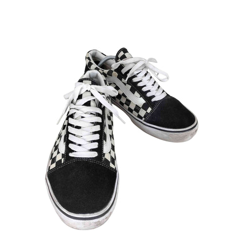 バンズ VANS V36CL+ OLD SKOOL DX BLK/WHT CHECK メンズ JPN:27