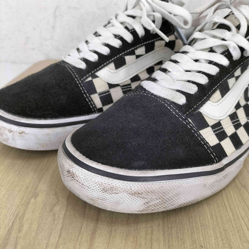 バンズ VANS V36CL+ OLD SKOOL DX BLK/WHT CHECK メンズ JPN:27