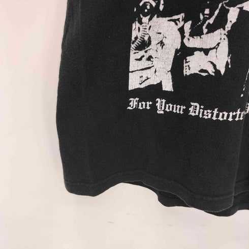 プリントクルーネックTシャツ レディース