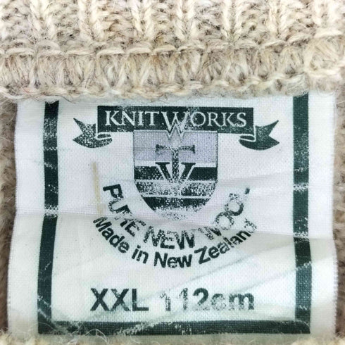 KNIT WORKS クルーネック コマンドセーター メンズ import:XXL