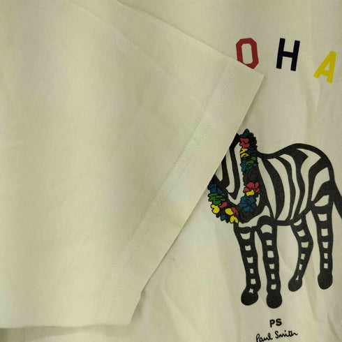 ピーエスポールスミス PS Paul Smith ゼブラプリントクルーネック S/S Tシャツ メンズ import:XL