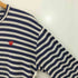 プレイコムデギャルソン PLAY COMME des GARCONS ハートワッペン ボーダー クルーネック ロングスリーブTシャツ レディース JPN:L