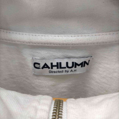 カウラム CAHLUMN Heavy Weight Jersey 3/4-Zip Cadet Collar Shirt ヘビーウェイト ジャージー ハーフジップ スウェット メンズ JPN:M