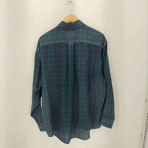 ヴァンヒューゼン VAN HEUSEN 90s 417 ブラックウォッチ L/S シャツ メンズ XL