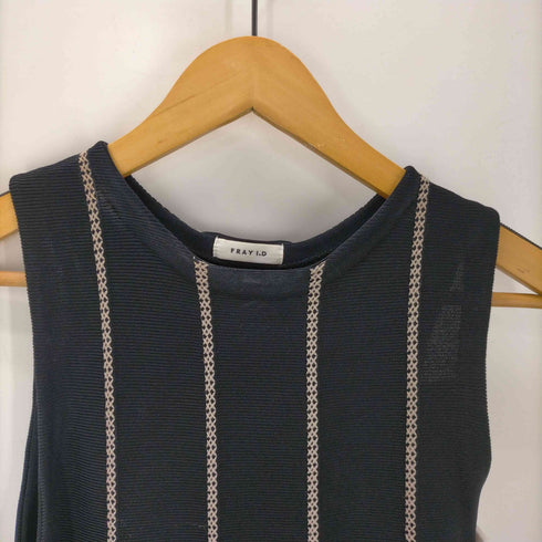 フレイアイディー FRAY I.D 24SS Cross Stitch Knit Onepiece クロス ステッチ ニット ワンピース レディース ONE SIZE