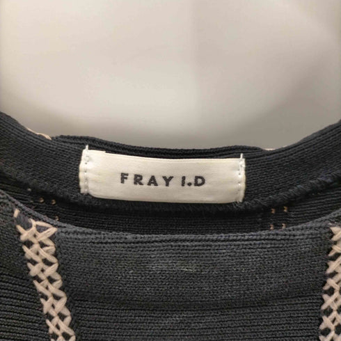 フレイアイディー FRAY I.D 24SS Cross Stitch Knit Onepiece クロス ステッチ ニット ワンピース レディース ONE SIZE