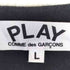 プレイコムデギャルソン PLAY COMME des GARCONS ブラック ハートワッペン Tシャツ レディース JPN:L