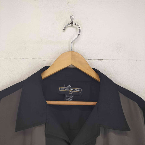 ステイシーアダムス STACY ADAMS バイカラー オープンカラーシャツ big size メンズ 3XL