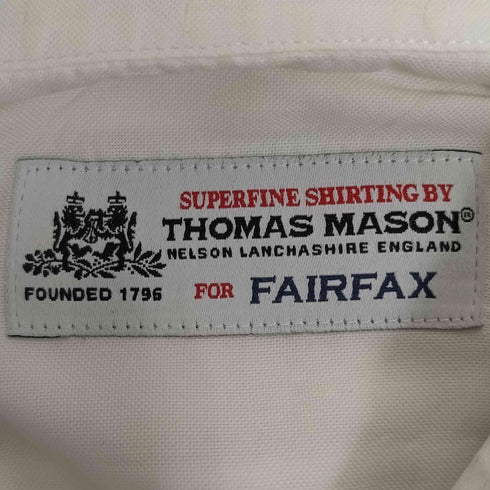 トーマスメイソンフォーフェアファクス THOMAS MASON for FAIRFAX ドレスシャツ メンズ 15 3/4 40